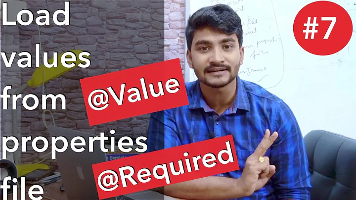 Injecting literal values from properties file using spring annotations || @value || @Required