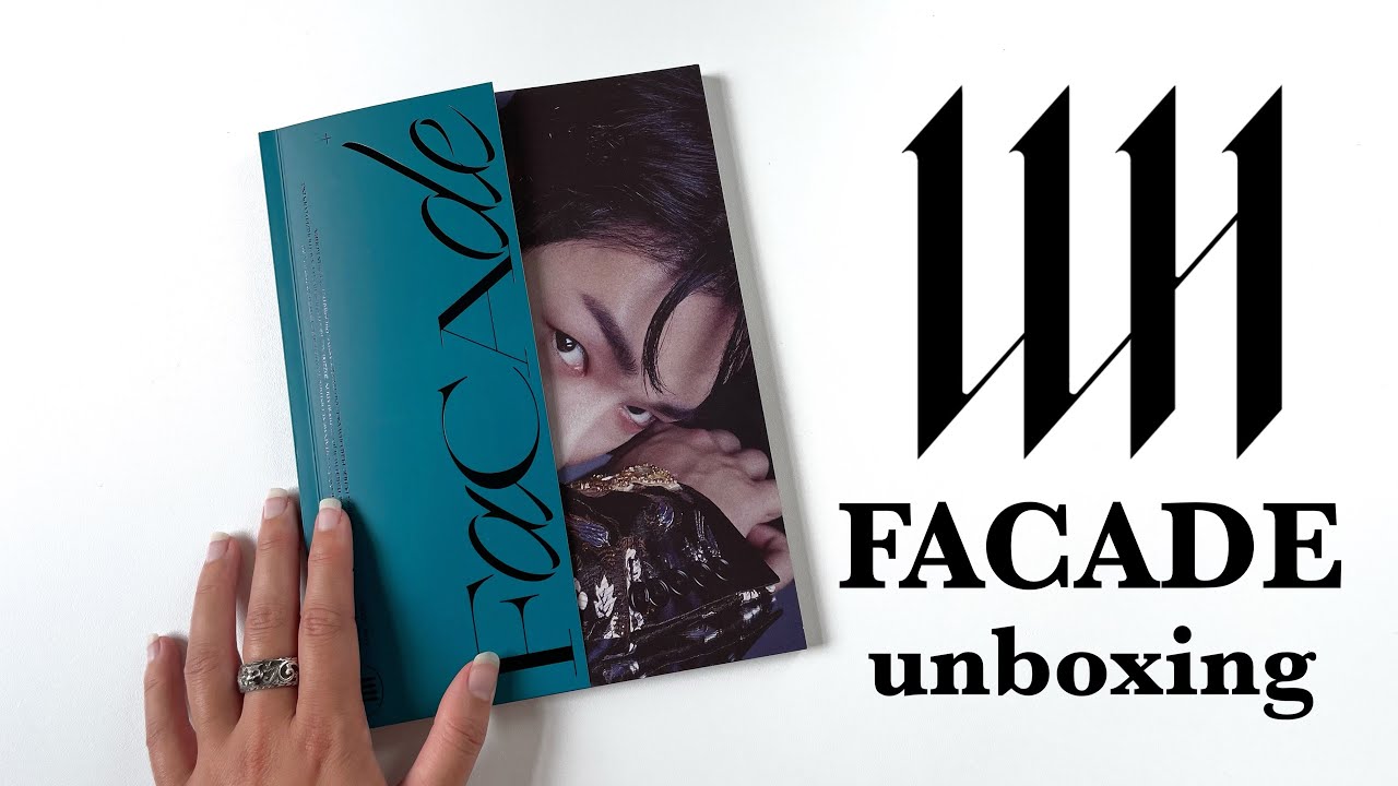 unboxing: WONHO's 3rd mini album Facade