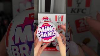 NEW Mini Brands KFC 🍗🤩#springonshorts #minibrandskfc #minibrands #toyunboxing #surprisetoy #asmrs