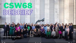 CSW68 Debrief session 1