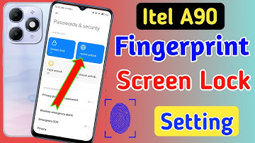 Itel a90 fingerprint screen lock | fingerprint lock setting in Itel a90 | Itel a90 pattern lock