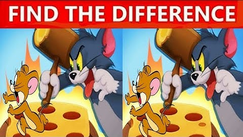 ONLY TRUE GENIUS CAN FIND THE DIFFERENCE | 100% FAIL | TOM&JERRY PUZZELS.