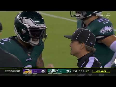 IS THIS PI by Devonta Smith?! | Philadelphia Eagles vs Minnesota Vikings | MNF | NFL 2022