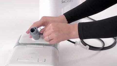 Setting up the SoClean with Respironics DreamStation CPAP Machine