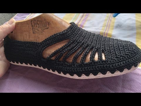 ⚠️ COMO HACER ZAPATOS TEJIDOS PARA DAMA PASO A PASO -EN WAYU - YouTube