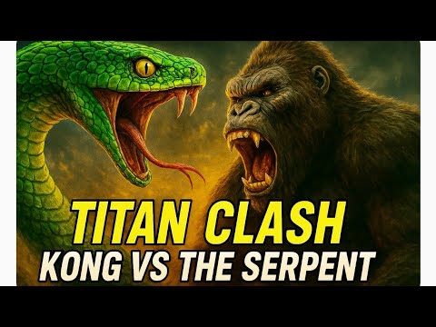 صراع العمالقة كونغ ضد الثعبان