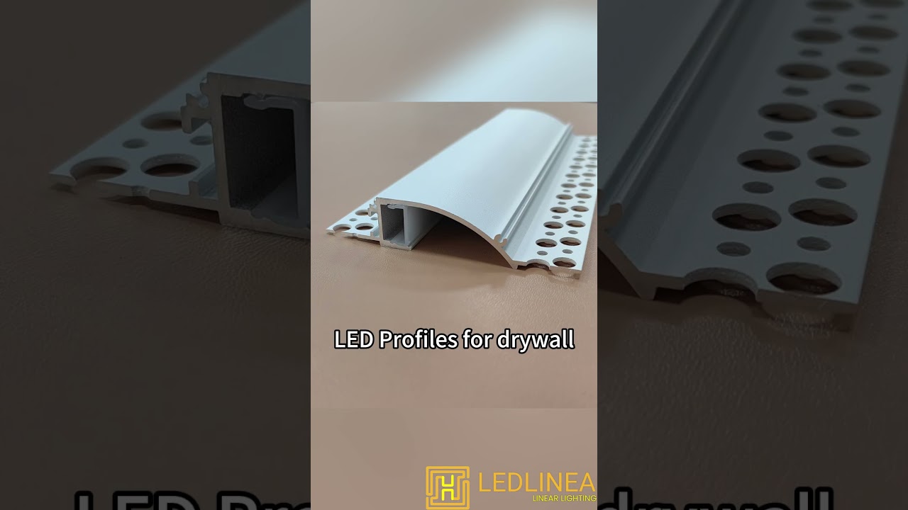 LEDLINEA plaster-in LED profile, China factory-made