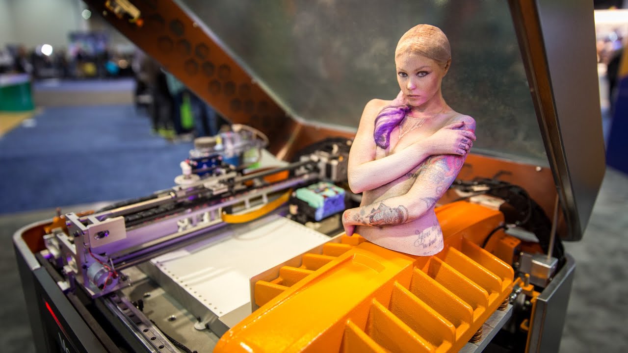 This 3D Printer Builds Full-Color Models! -