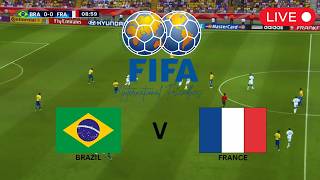 [LIVE] Brazil vs France International Friendly 26 Full Match - eFootball PES 21 Simulation screenshot 3