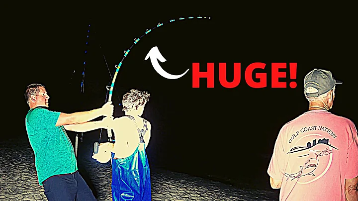 Two Sharks Over 10 Feet Long!  Beach Shark Fishing Florida