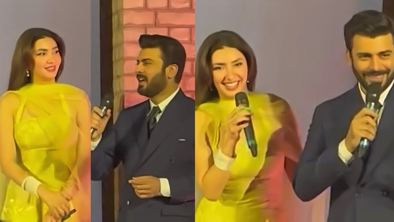 Fawad Khan singing wih Mahira Khan 😍✨| Album Launch of Neelofar