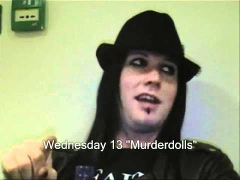 Wednesday 13 backstage interview