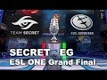 SECRET vs EG - ESL One Frankfurt 2015 Grand Final Dota 2