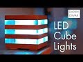 LED Acrylic & Wood Cube Lights