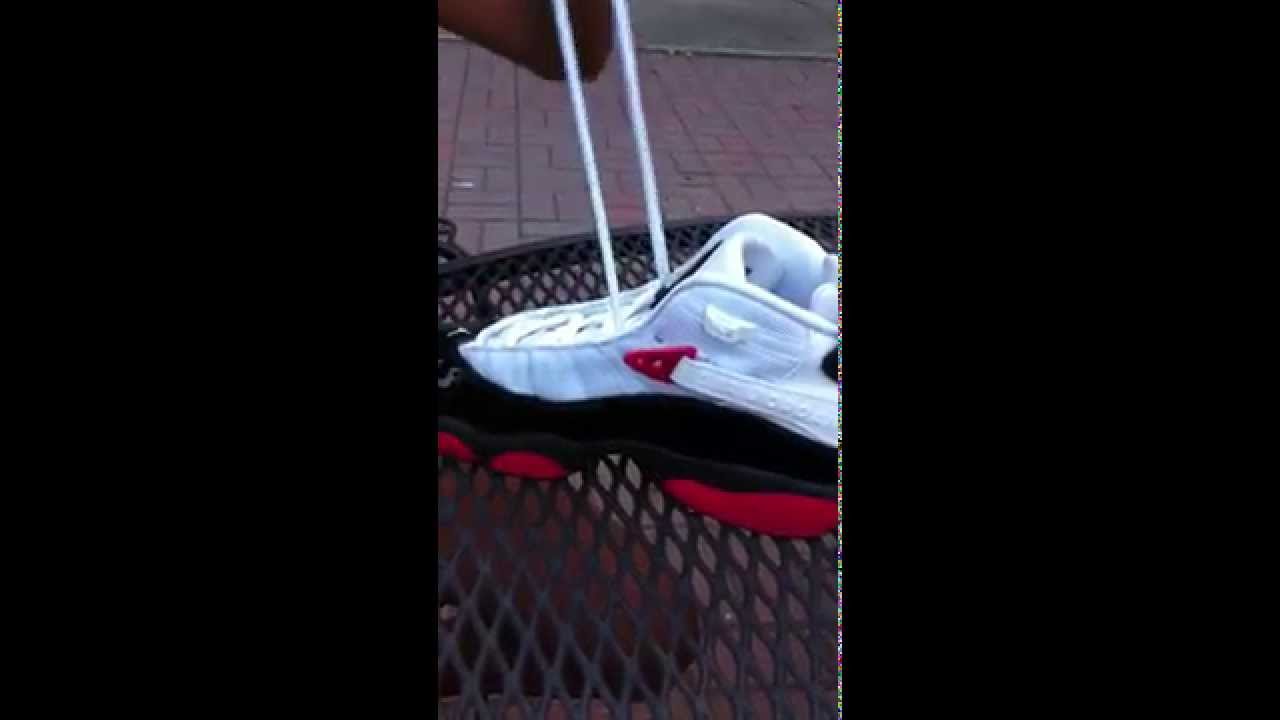 how to lace jordan six rings