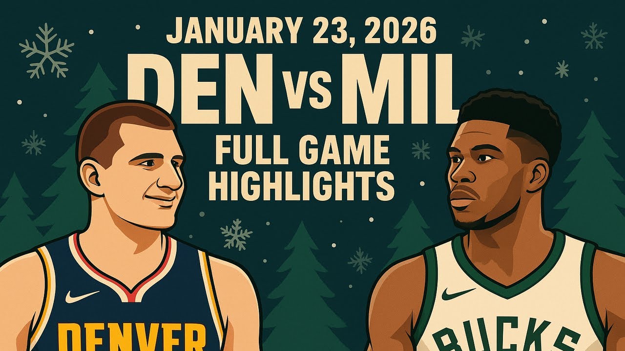 Denver Nuggets Vs Milwaukee Bucks Full Game Highlights 23 January 