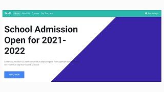 Complete School Administration Management System Using PHP&MYSQL | Free Source Codes