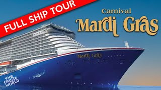 CARNIVAL MARDI GRAS ULTIMATE SHIP TOUR |  FULL CRUISE SHIP TOUR OF PUBLIC AREAS | THE CRUISE WORLD