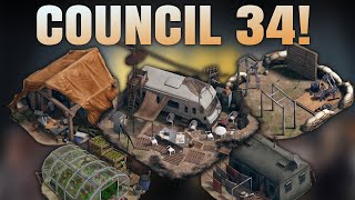 COUNCIL LV 34 IN THE WALKING DEAD NO MAN'S LAND!