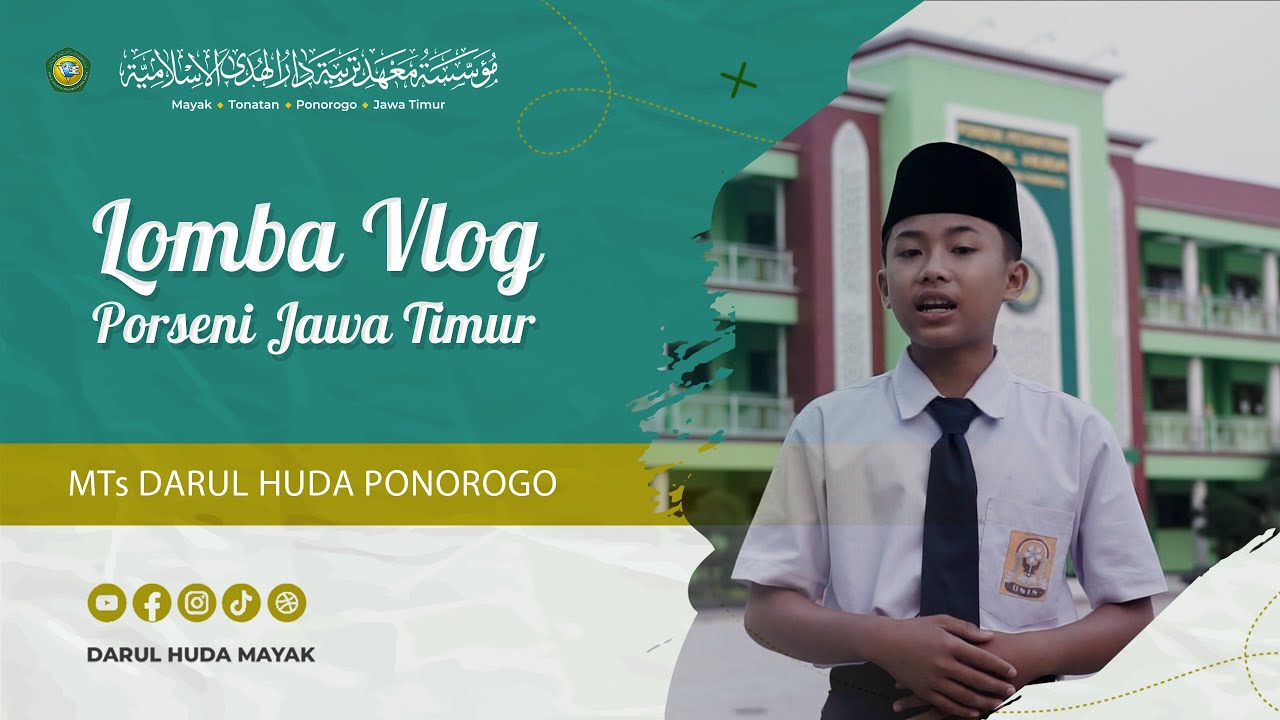 Vlog Madrasah, Pembangun Moralitas | Honeyto Ray Asyharianto | Porseni MTs Tingkat Jawa Timur 2023