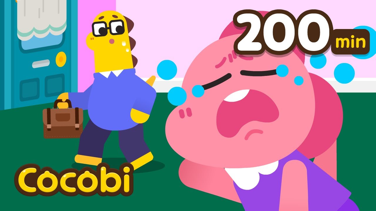 Papá, ¡No Me Dejes! y Más | Recopilación de Historias Familiares | Canciones para Niños | Cocobi