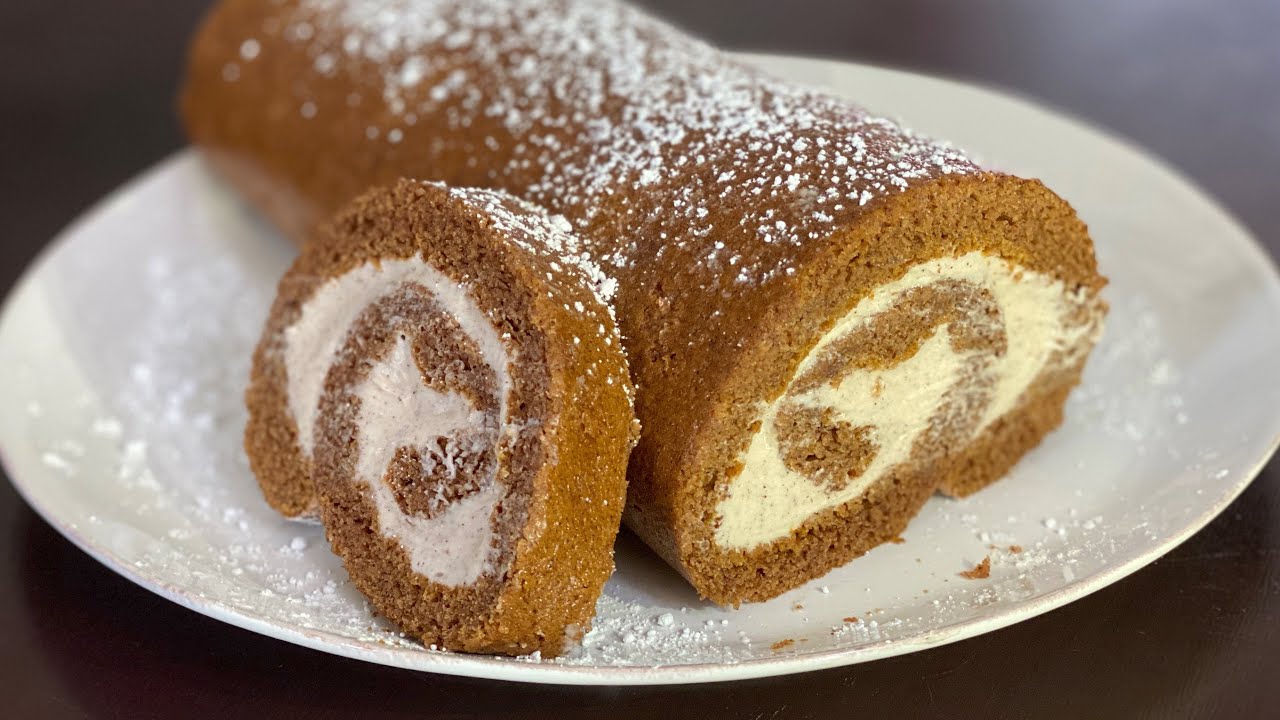 The BEST Pumpkin Rolled Cake Recipe YouTube