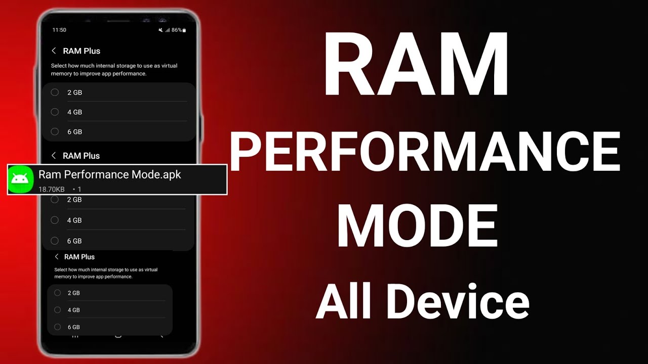 Enable Ram Performance Mode | Max FPS Fix Lag - No Root - YouTube