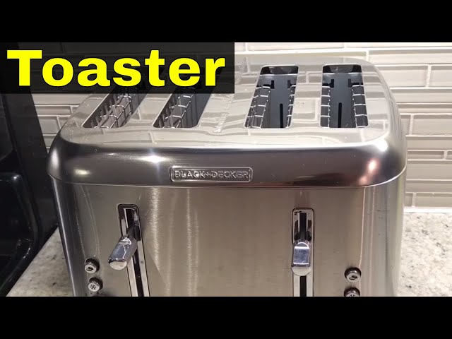 Black+Decker 4-Slice Toaster TR4900SSD Review 