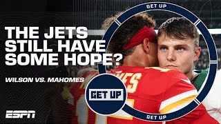 The Jets ARE NOT WHAT?! 😮 Reacting to the Zach Wilson vs. Patrick Mahomes matchup 🏈 | Get Up