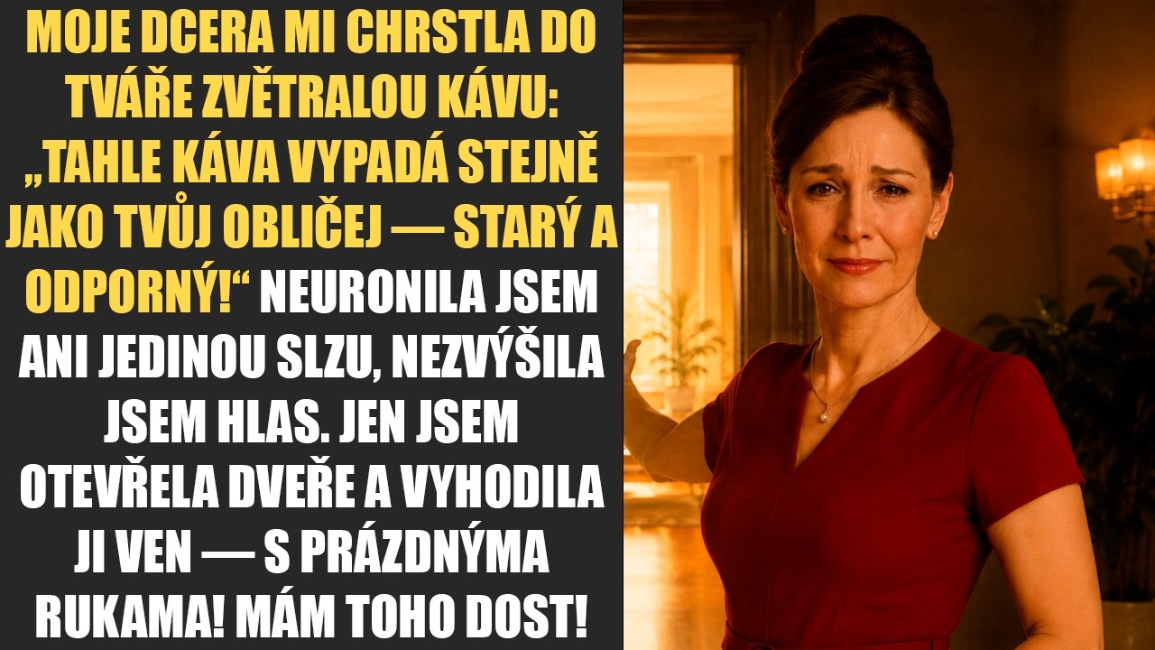 Seděla jsem u stolu a nalila dceři kávu. Ve vteřině mi ta horká tekutina stékala po tváři a ona stála nade mnou a řekla: „Kdybys jednou prostě zmizela, všem by se ulevilo.“ Tři roky u mě bydlela s...