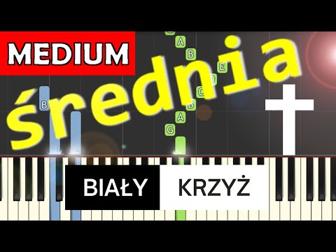 🎹 Biały Krzyż (Czerwone Gitary) - Piano Tutorial (średnia wersja) 🎵 NUTY W OPISIE 🎼