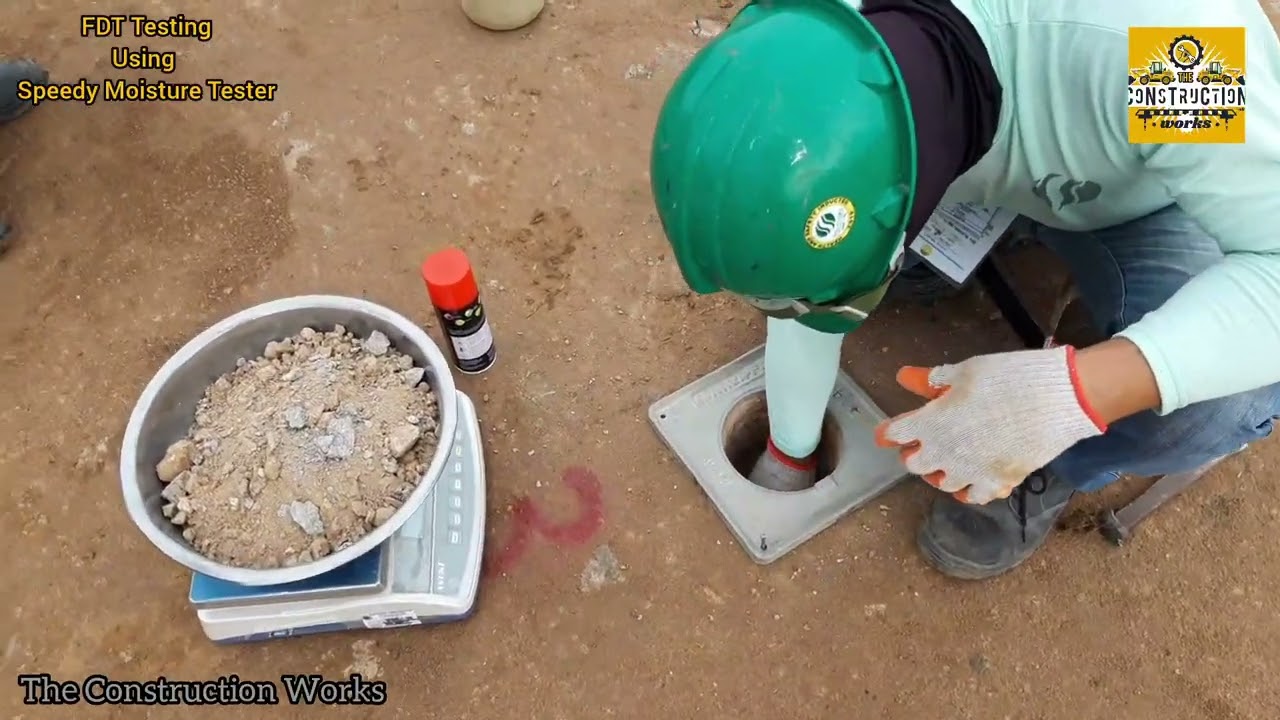 Field Density Test Using Speedy Moisture