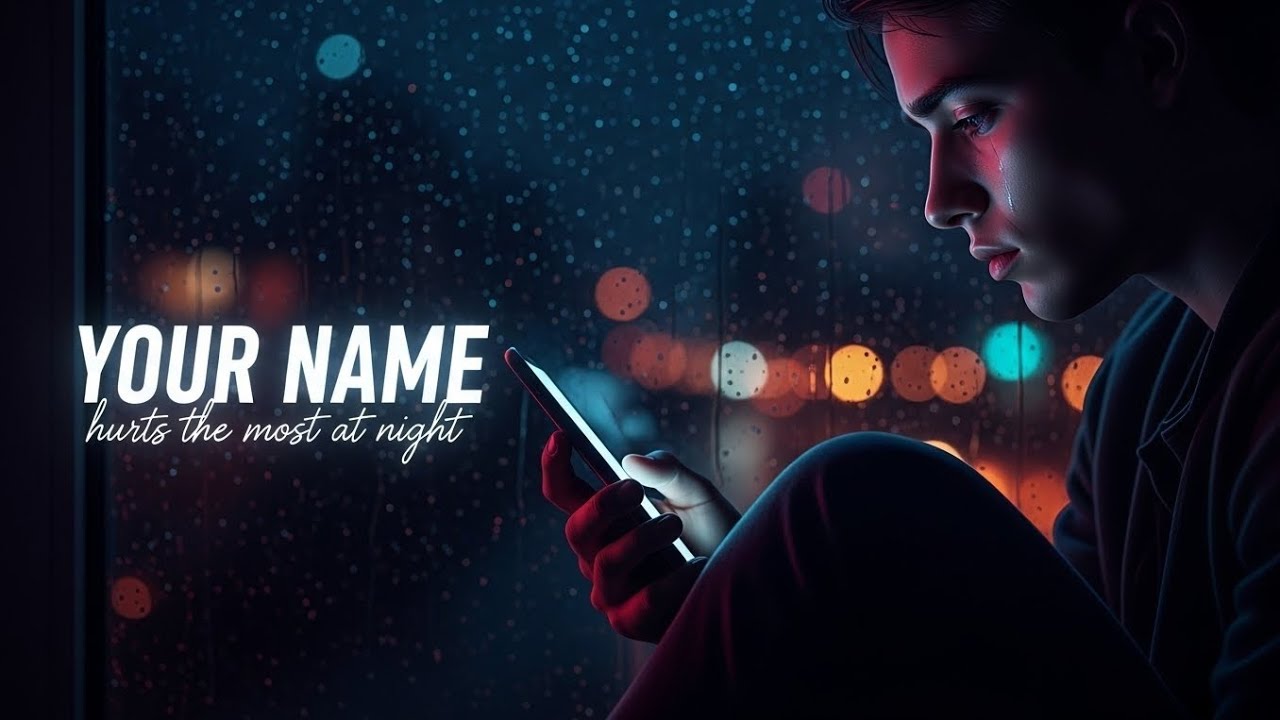 Your Name Hurts the Most at Night 💔 | Sad Pop Song | Heartbreak Lyrics (Late Night Vibes)