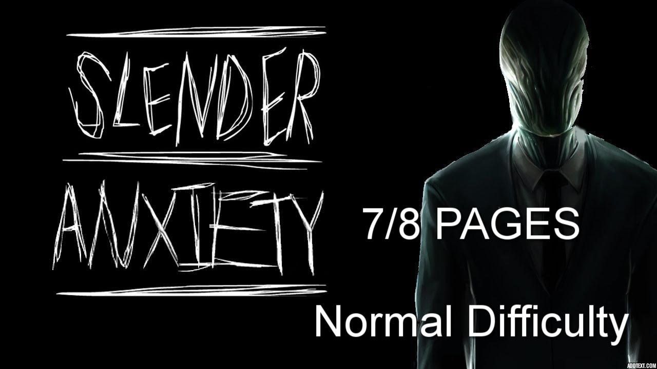 Slender Anxiety Playthrough - 7/8 Pages on Normal Difficulty