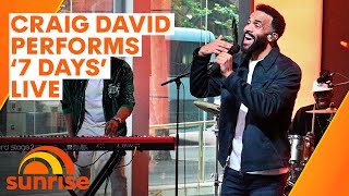 Craig David performs '7 Days' live on Sunrise