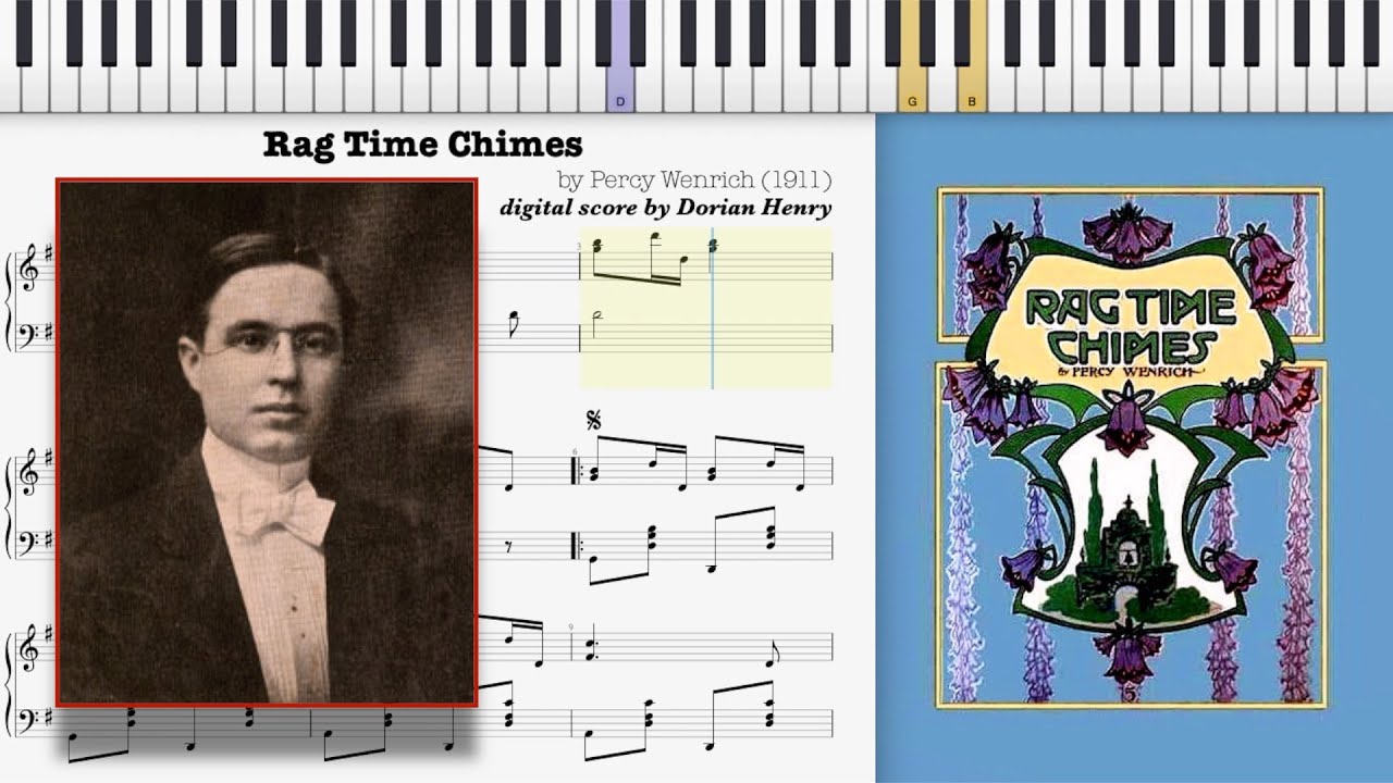 Ragtime Chimes by Percy Wenrich (1911, Ragtime piano) - YouTube