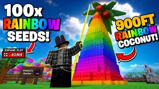 GROWING A 1000FT RAINBOW COCONUT TREE