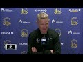 Steve Kerr Postgame Interview | Golden State Warriors lose to Los Angeles Clippers 134-126