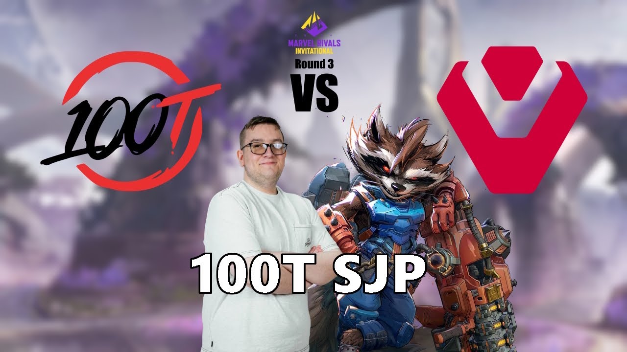 100T SJP Rocket Raccoon POV | 100T vs SEN | Marvel Rivals Invitational #2 NA | Round 3 | Map 3