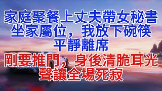 Download Lagu 家庭聚餐上丈夫帶女秘書坐家屬位，我放下碗筷平靜離席，剛要推門，身後清脆耳光聲讓全場死寂#小說推文 #故事分享 #情感故事 MP3