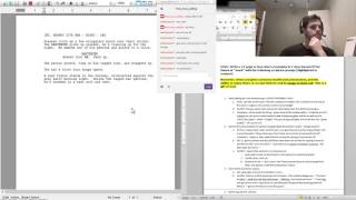 Final Boss WRITING - 168 Film - Writing Process 3 - The First Draft