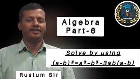 solve using identity (a-b)³=a³-b³-3ab(a-b)