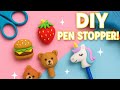 How to make pen stopper 🥰🥰 | clay pen stopper😍@Dipti's Craft Diary