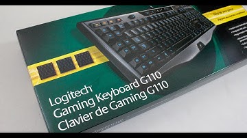 Logitech G110 Gaming Keyboard Unboxing