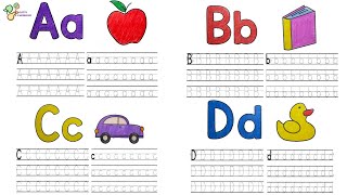 Tracing Alphabet Letter Aa to Zz | Tracing Small and Capital Letter A to Z |  Kids Classroom