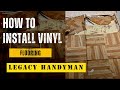 How to install Vinyl Plank Flooring. DIY