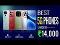 Top 5 Best 5G Phones Under ₹14,000 in 2025 | Massive Battery, OIS, Gaming Beast!| IP69 Rating|