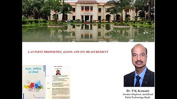 L-45: GLOSS AND ITS MEASUREMENT