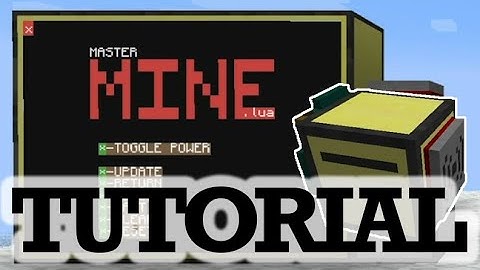 TUTORIAL: Fully automated strip mining in Minecraft using ComputerCraft Turtles