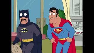 Super heroes in Family Guy